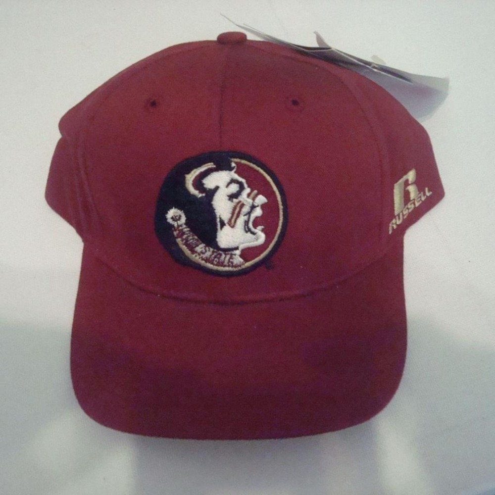 FSU SEMINOLES SNAPBACK YOUTH KIDS RUSELL HAT‎ CAP VINTAGE 00S Y2K M4